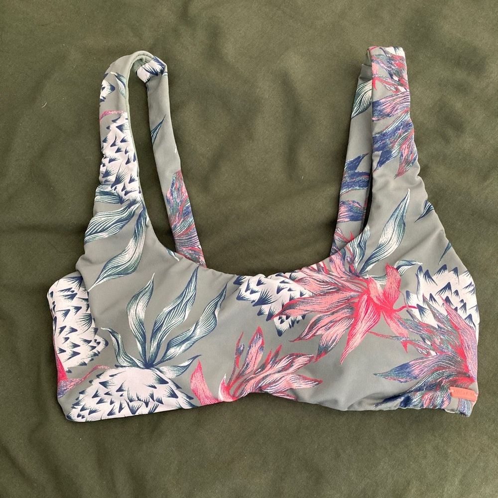 Roxy Scoop Bralette Bikini Top Size S